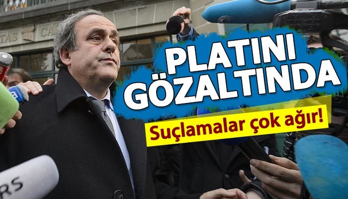 Michel Platini gözaltına alındı