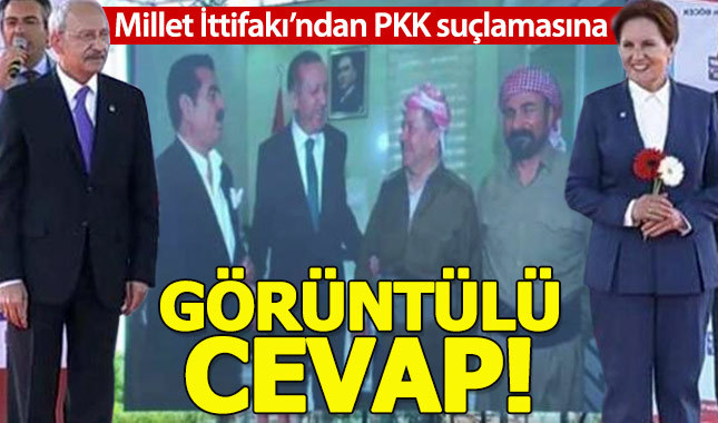 Millet İttifakı'ndan PKK suçlamasına görüntülü cevap
