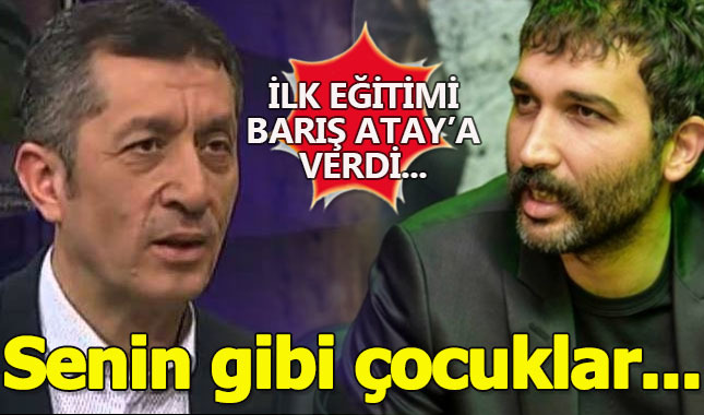 Milli Eğitim Bakanı olan Ziya Selçuk, Barış Atay'a sert cevap verdi