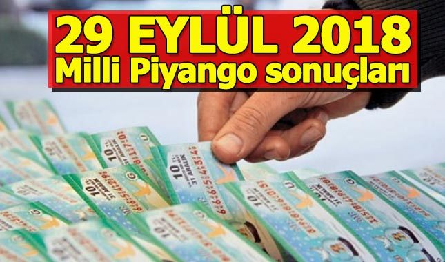 Milli Piyango çekiliş sonuçları 29 Eylül 2018 - Milli Piyango İdaresi bilet sorgulama ekranı - Talihli numaralar