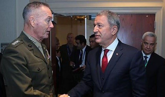 Milli Savunma Bakanı Akar ABD Genelkurmay Başkanı ile görüştü