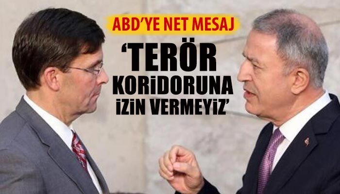 Milli Savunma Bakanı Hulusi Akar, ABD'li mevkidaşı Esper ile görüştü