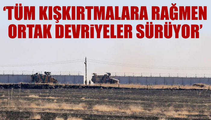 Milli Savunma Bakanlığından ortak devriye açıklaması