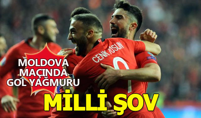 Milli Takım'dan Moldova'ya gol yağmuru