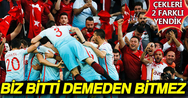 Milli Takımımız EURO 2016'da Çek Cumhuriyetini 2-0 yenerek gruptaki şansını devam ettirdi