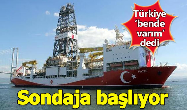 Milli sondaj gemisi Akdeniz'de mesaiye başlıyor