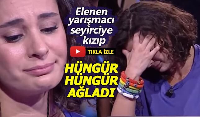 Milyoner'de elenen yarışmacı seyirciye kızıp ağladı