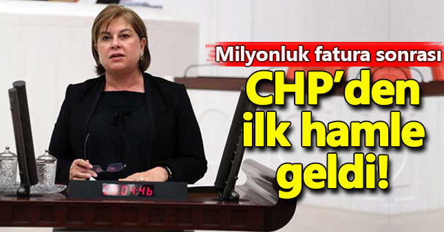 Milyonluk fatura sonrası CHP'den ilk hamle geldi