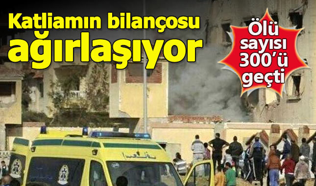 Mısır'daki bombalı saldırıda ölü sayısı 300'ü geçti