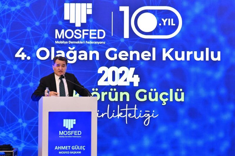 Mobilya Sektöründe Ahmet Güleç Oy Birliği ile MOSFED Başkanlığına Yeniden Seçildi