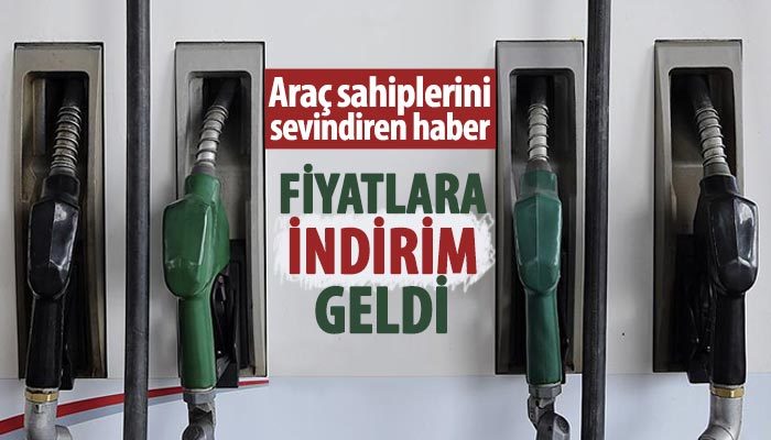 Motorin fiyatlarına indirim geldi