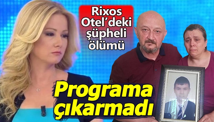 Müge Anlı'nın ölümünde şüphe olan 16 yaşında çocuğun ailesini ekrana çıkarmaması