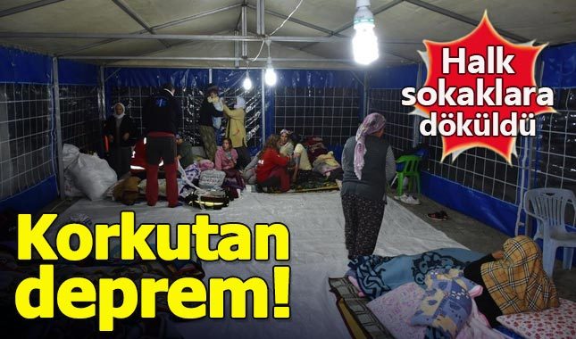 Muğla'da deprem oldu, vatandaşlar sokaklara döküldü