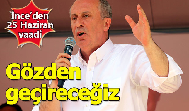 Muharrem İnce Kırklareli Mitingi'nde konuştu