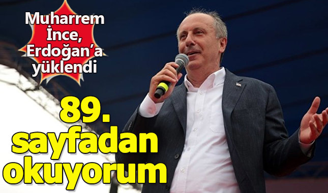 Muharrem İnce Kırşehir'deki mitinginde Erdoğan'a yüklendi
