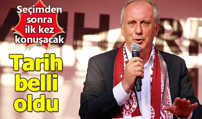 Muharrem İnce bugün 12:00'da CHP Genel Merkezi'nde konuşacak