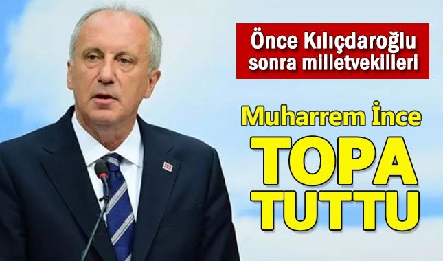 Muharrem İnce'den bir tepki de CHP'li milletvekillerine