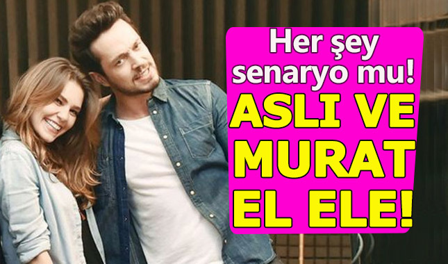 Murat Boz ve Aslı Enver el ele yakalandı