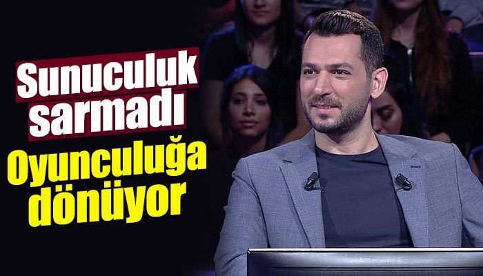 Murat Yıldırım yeni diziyle oyunculuğa dönüyor