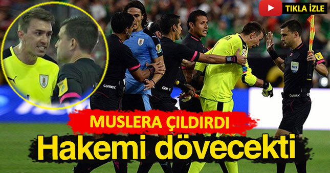 Muslera çileden çıktı! Hakemi dövecekti