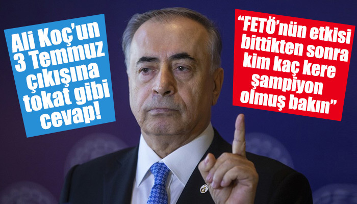 Mustafa Cengiz'den Ali Koç'a FETÖ göndermesi