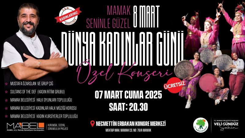 Mustafa Özarslan ve Grup Çığ 8 Mart'ta Mamak'ta Sahne Alacak