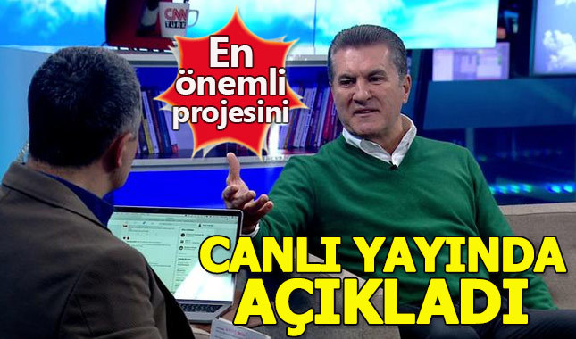 Mustafa Sarıgül en önemli projesini açıkladı