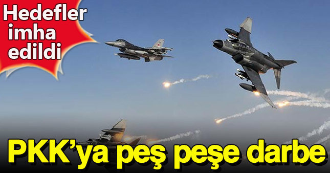 Muş'taki PKK hedeflerine hava harekatı