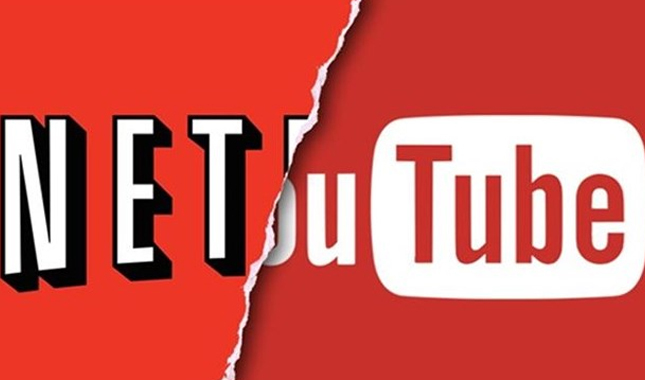 Netflix, internet devi YouTube'u geride bırakmayı başardı