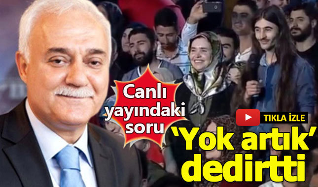 Nihat Hatipoğlu'nu canlı yayında şaşkına çeviren soru