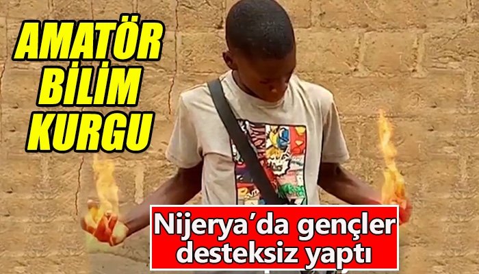 Nijerya'da gençlerin destek almadan bilim kurgu filmi yapması