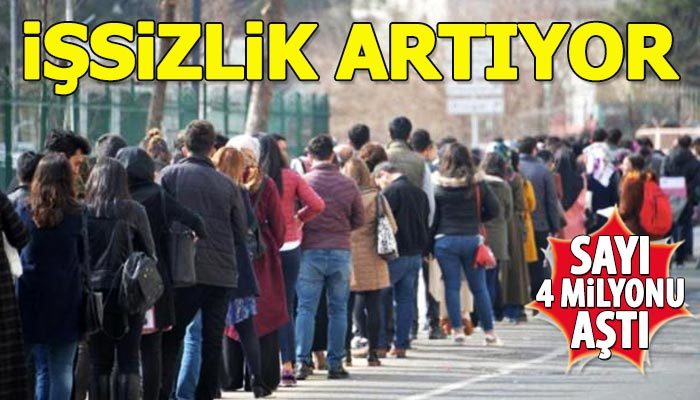 Nisan ayında işsizlik arttı