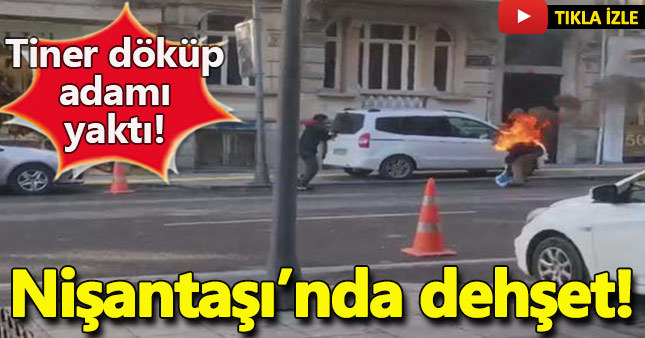 Nişantaş'ında tinerci dehşeti