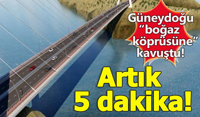 Nissibi köprüsü ile ulaşım 5 dakikaya düştü