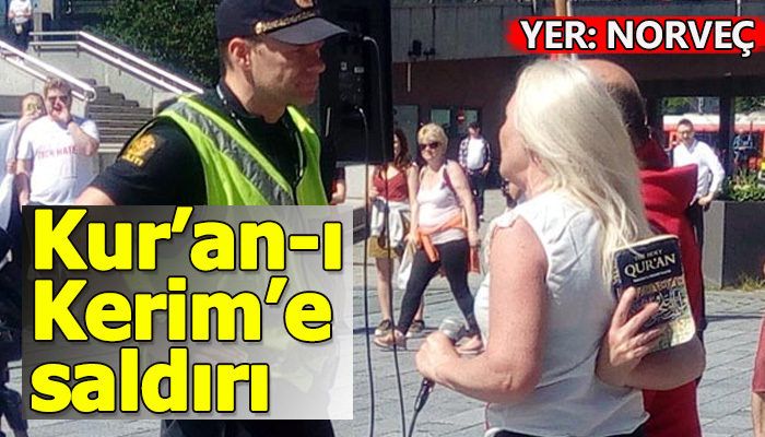 Norveç'te Kur'an-ı Kerim'e saldırı