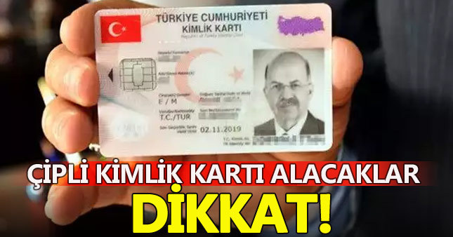 Nüfus müdürlüklerinden "çipli kimlik kartı" uyarısı