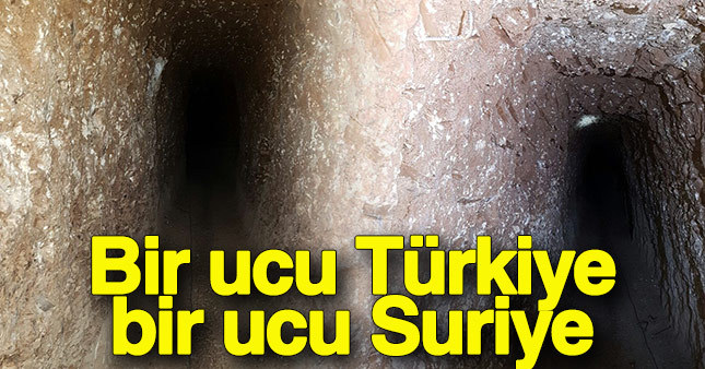 Nusaybin’den Suriye’ye uzanan tünel bulundu