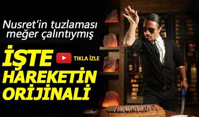 Nusret'in fenomen şovu "salt bea", dünyaca ünlü oyuncudan çalıntı çıktı