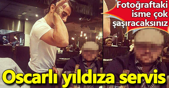 Nusret'ten oscarlı yıldıza servis