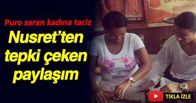 Nusret'ten tepki çeken 'baldır' paylaşımı 