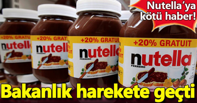 Nutella'ya kötü haber