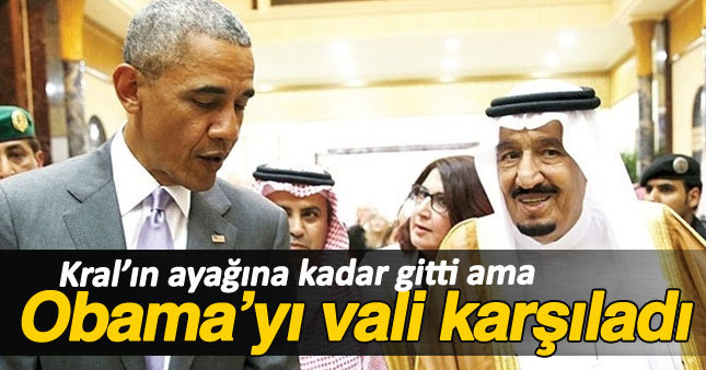 Obama Suudi Arabistan'a gitti