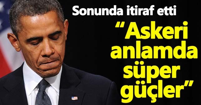 Obama'dan Rusya itirafı geldi