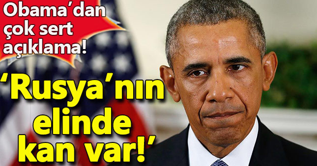 Obama'dan çok sert Halep açıklaması