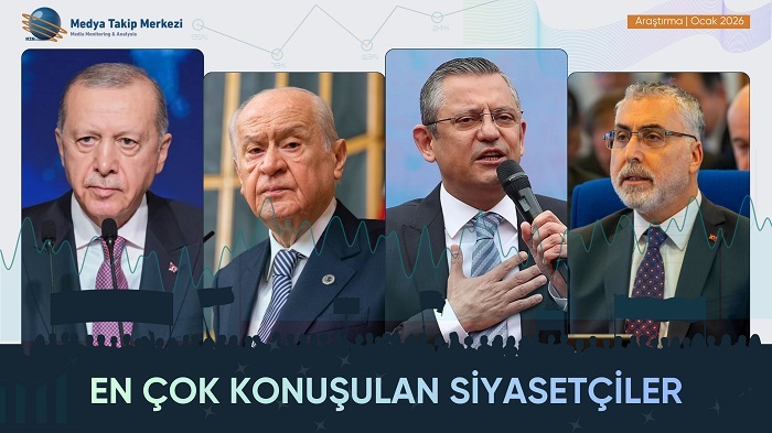 Ocak 2026'da En Çok Konuşulan Siyasetçiler Belli Oldu