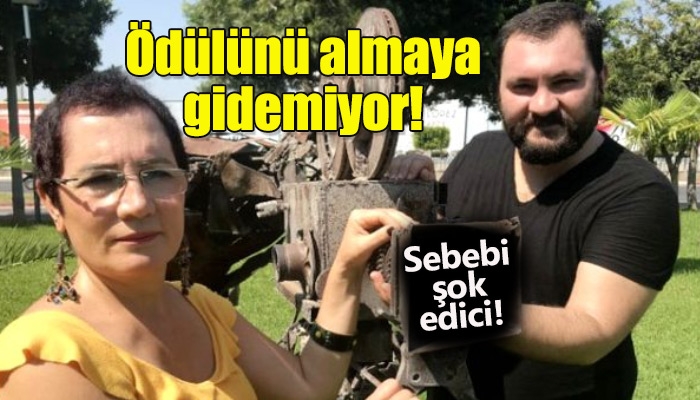 Ödül alan yönetmenin parasızlıktan Amerika'ya gidememesi