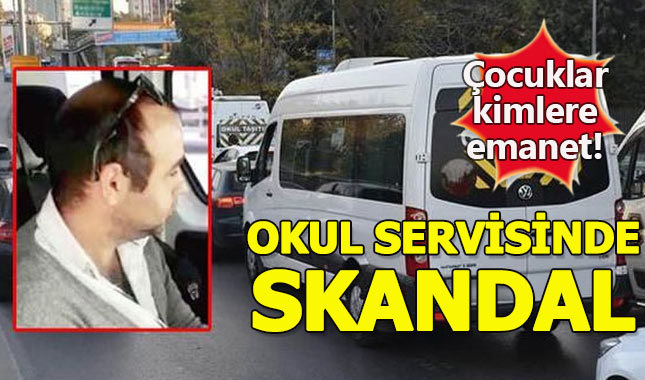 Öğrenci servisinde bonzai içen şoför bayıldı