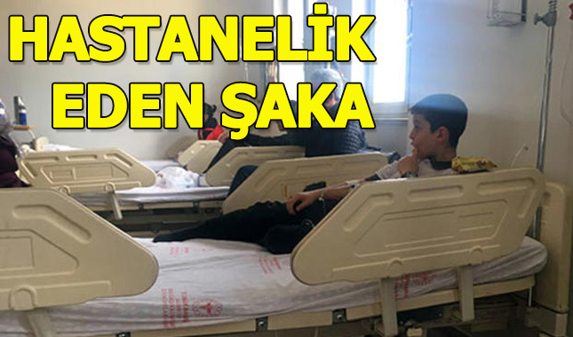 Öğrencileri hastanelik eden şaka