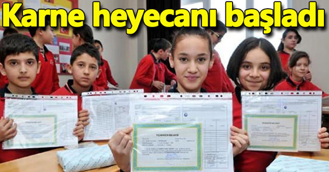 Öğrencileri karne heyecanı sardı ( Karne resmi - karne mesajı - karne esprileri - komik karne görüşleri - karne şiiri )