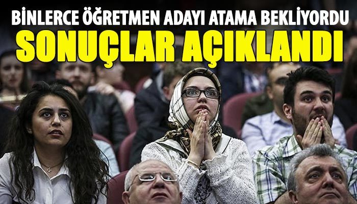 Öğretmen ataması sonuçları | Sözleşmeli öğretmen atama sonuçları MEB | 20 bin öğretmen ataması sonuçları 2019